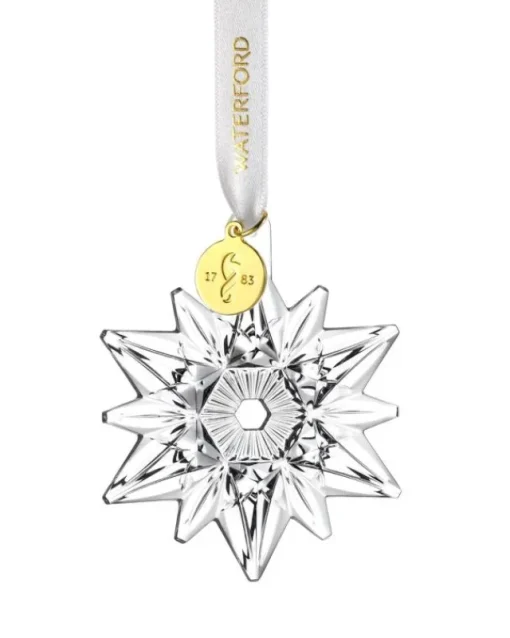 Outlet Waterford Crystal Christmas Mini Star Ornament Christmas