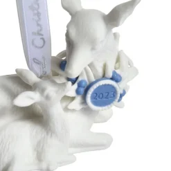Discount Wedgwood Christmas 2023 Baby's First Ornament Blue Christmas