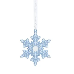 Best Wedgwood Christmas 2023 Snowflake Blue Ornament Christmas